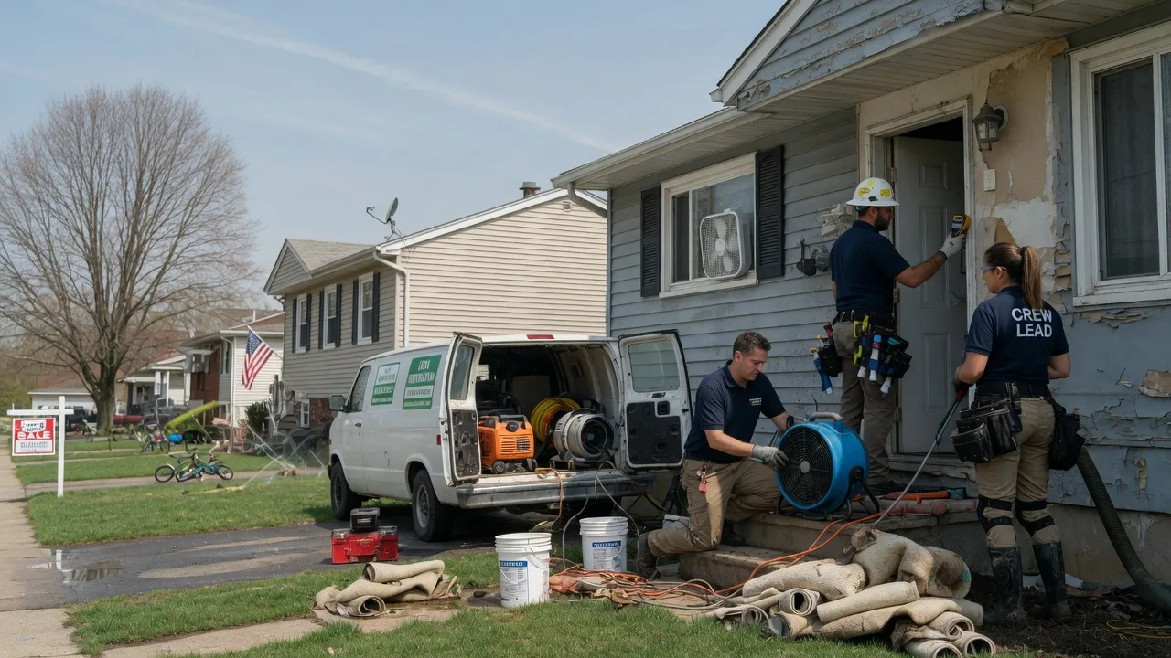 Flood Cleanup in Quinton, OK near me