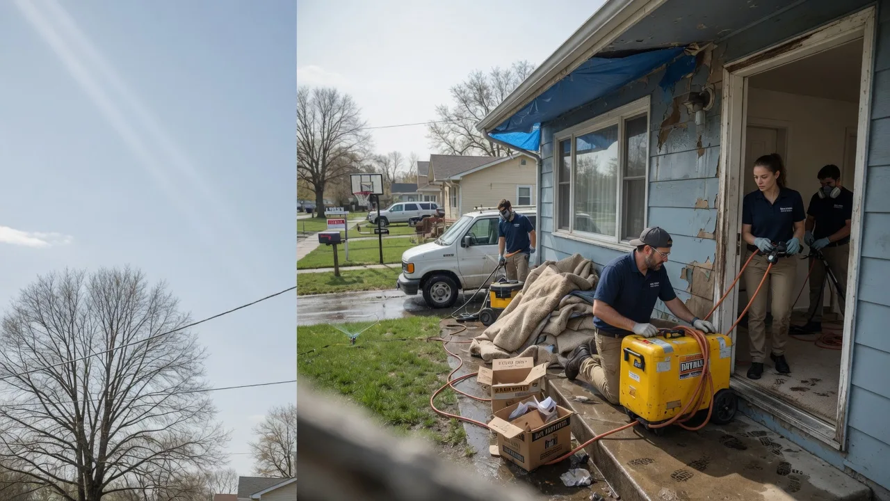 Basement Flood Cleanup in Quinton, OK near me